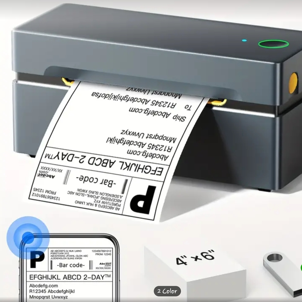 Polono Thermal Label Printer - Gray NIB